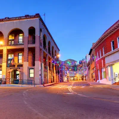 street view of downtown Bisbee, Arizona